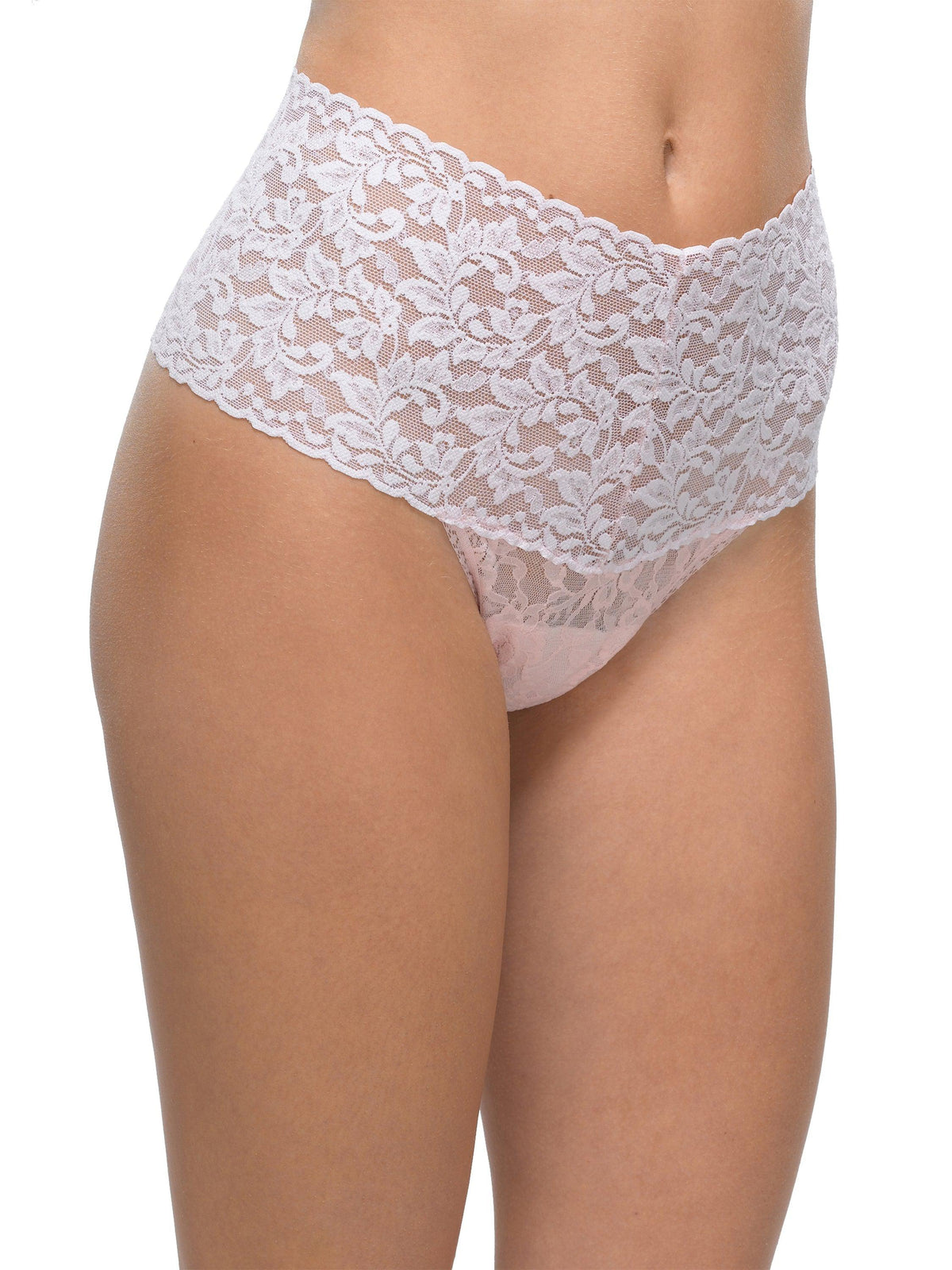 Hanky Panky Retro Lace Thong Bliss Pink