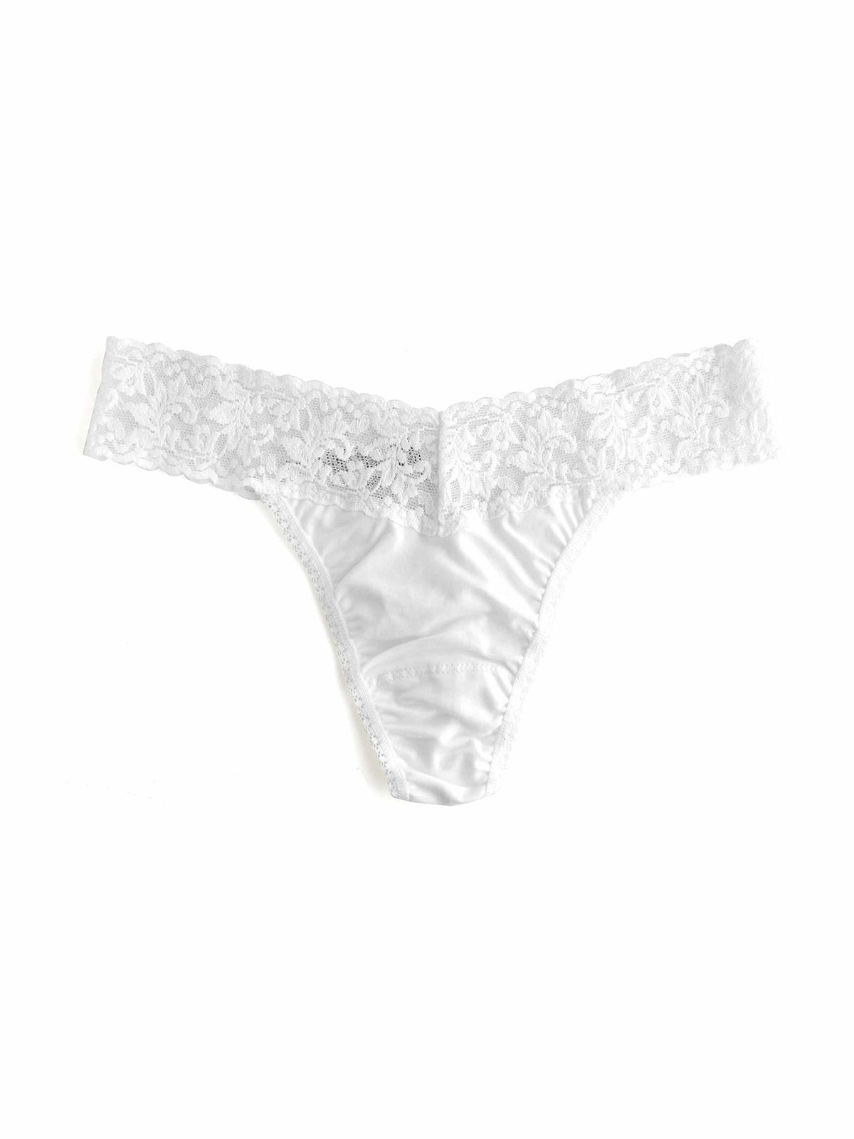 Hanky Panky Supima® Cotton Original Rise Thong White