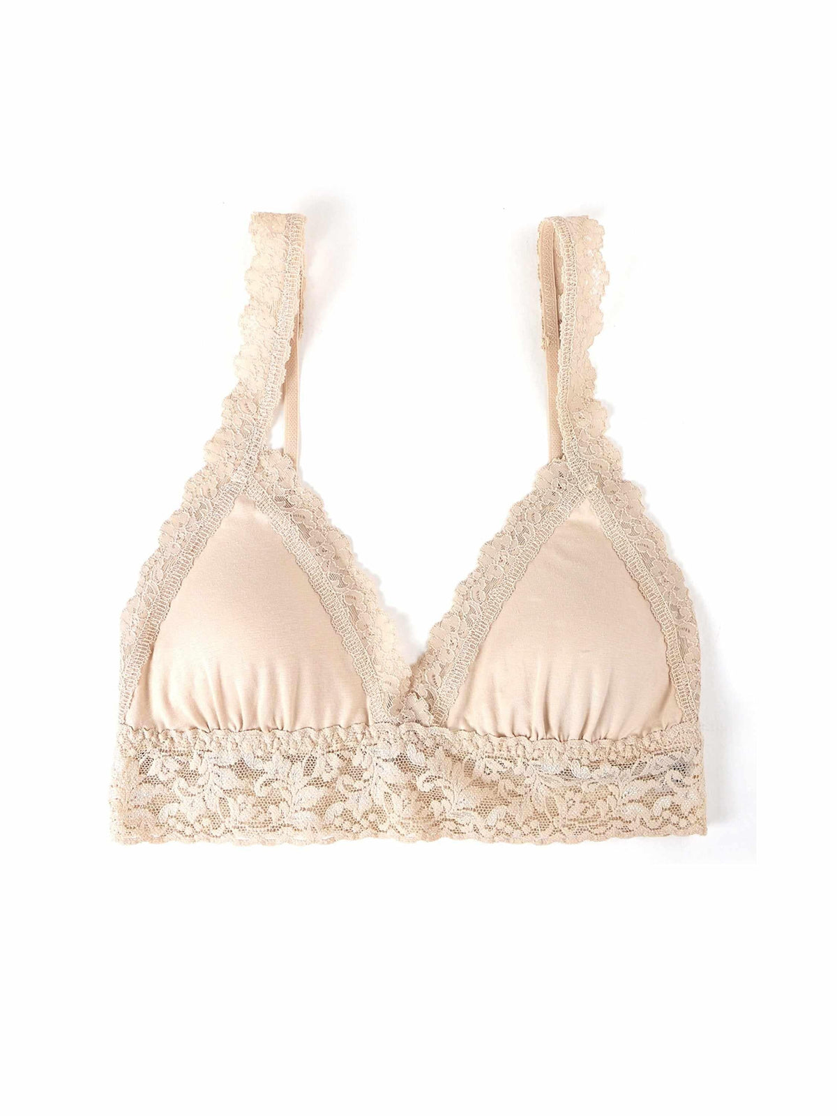 Hanky Panky Supima® Cotton Padded Bralette Chai