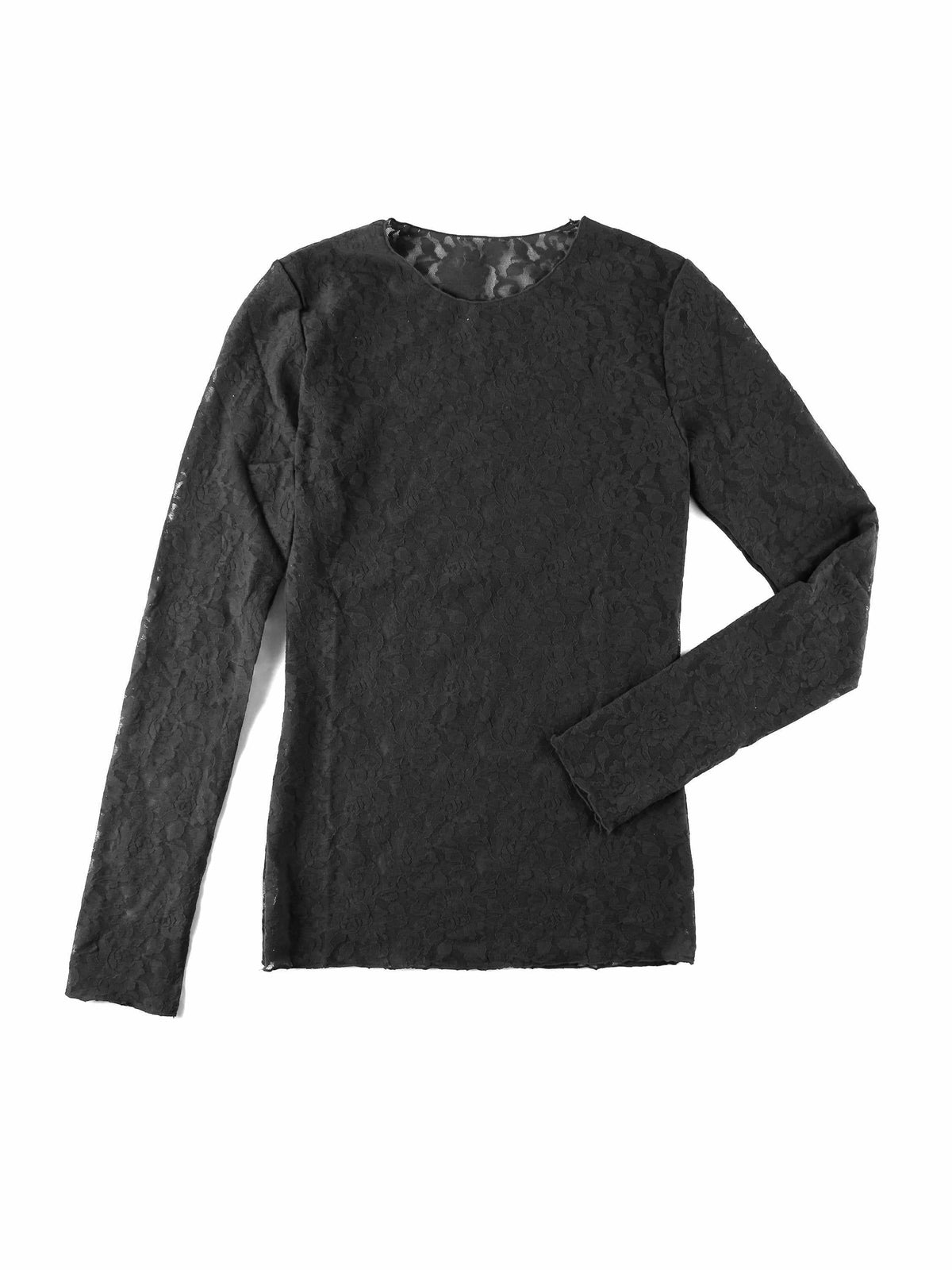 Hanky Panky Signature Lace® Long Sleeve Top Black