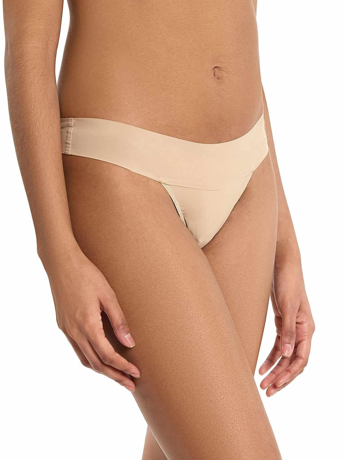 Hanky Panky BreatheSoft™ Natural Rise Thong Taupe