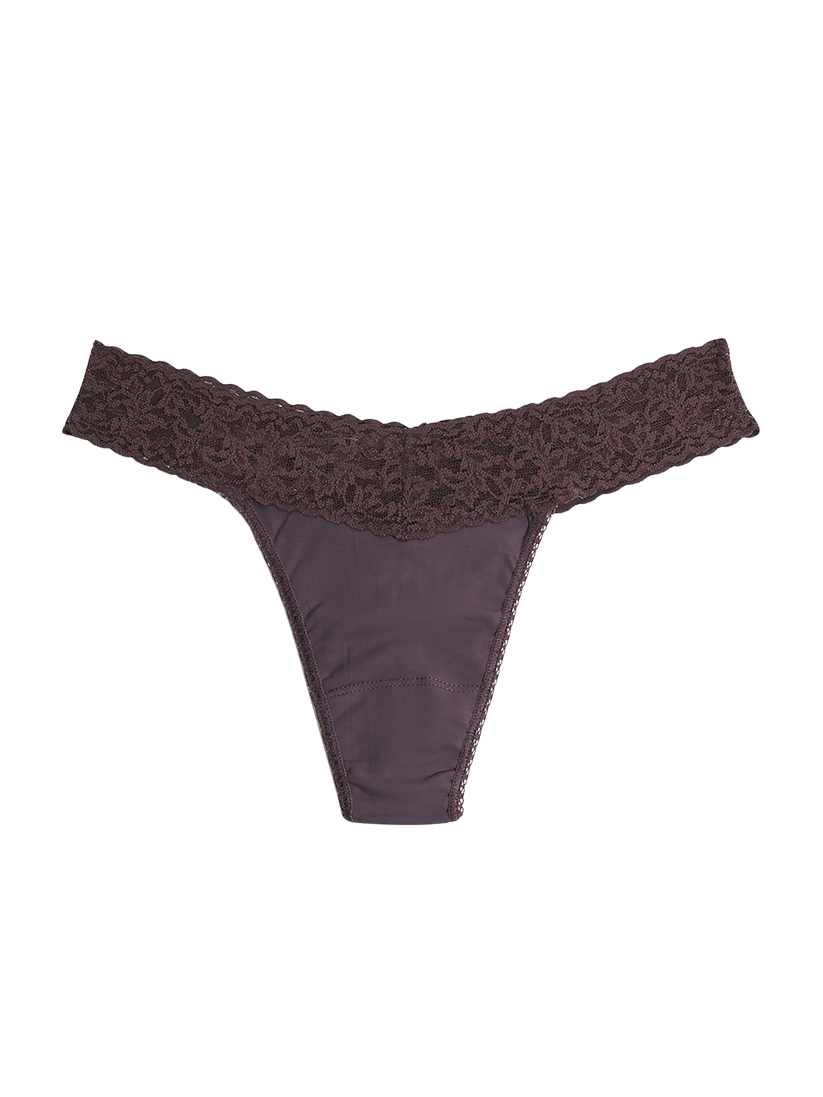 Hanky Panky Supima® Cotton Original Rise Thong Dusk