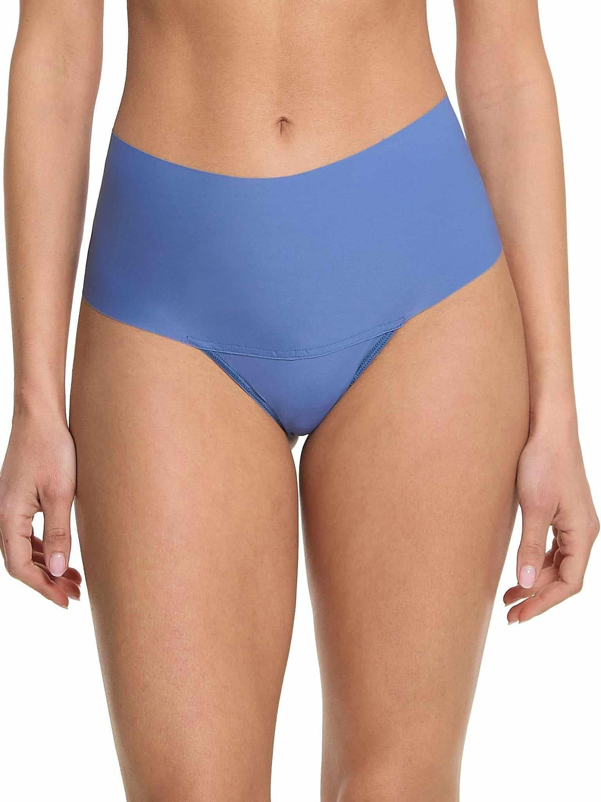 Hanky Panky BreatheSoft™ High Rise Thong Rainy Day Blue