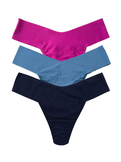 Hanky Panky Roller Rake 3 Pack BreatheSoft™ Natural Rise Thong
