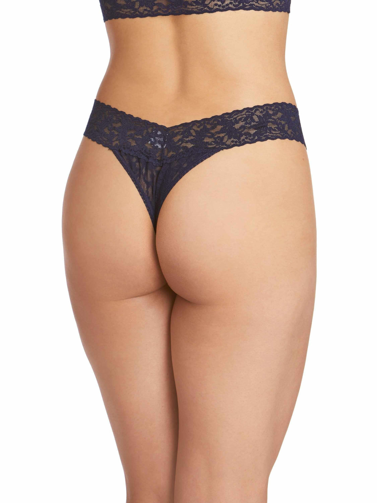 Hanky Panky Signature Lace® Original Rise Thong Navy