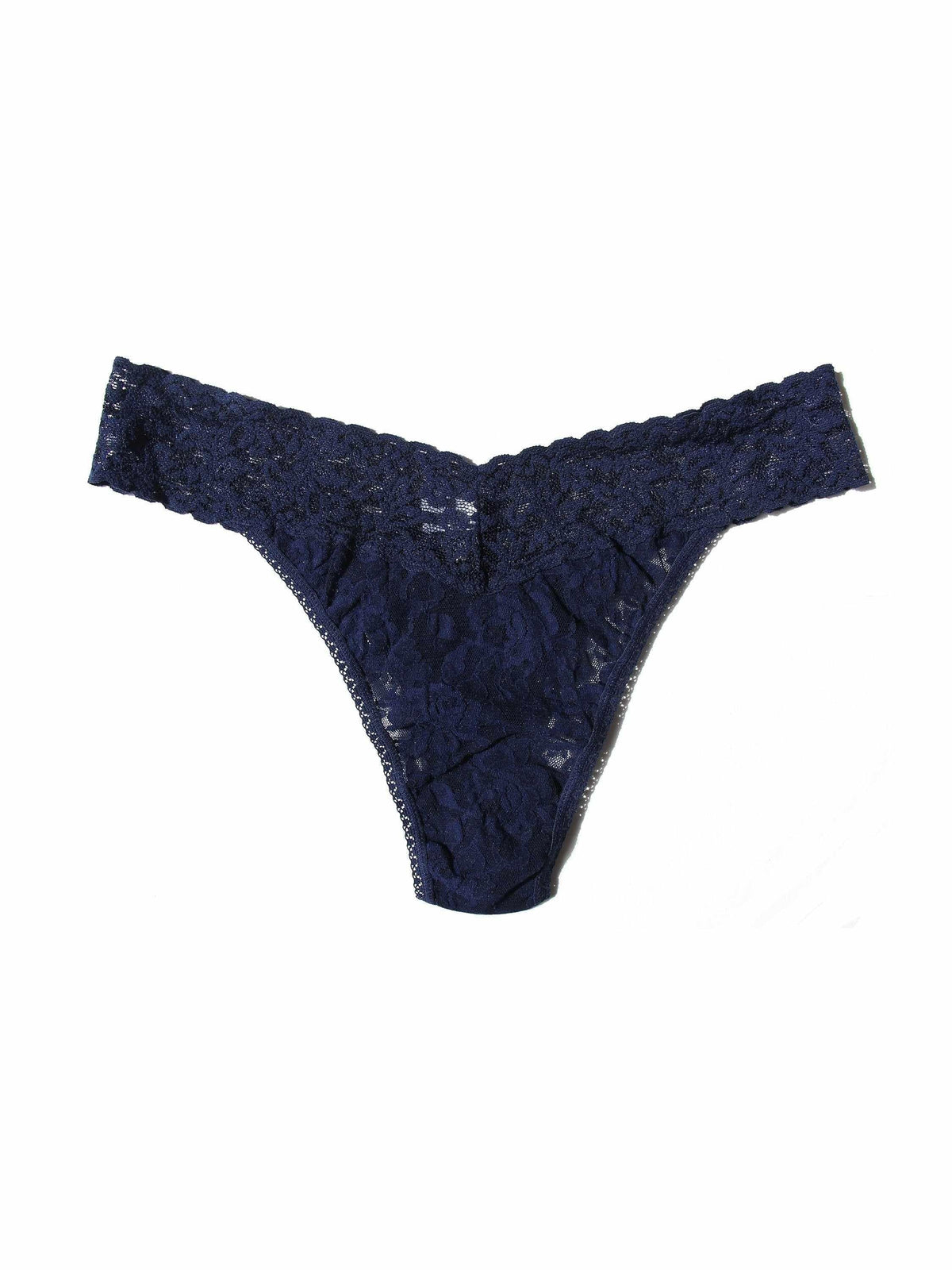Hanky Panky Signature Lace® Original Rise Thong Navy