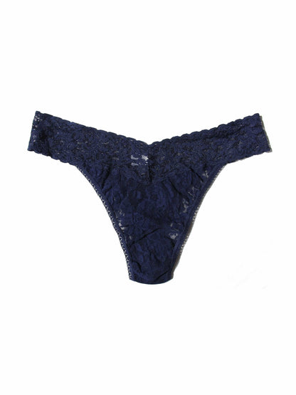 Hanky Panky Signature Lace® Original Rise Thong Navy