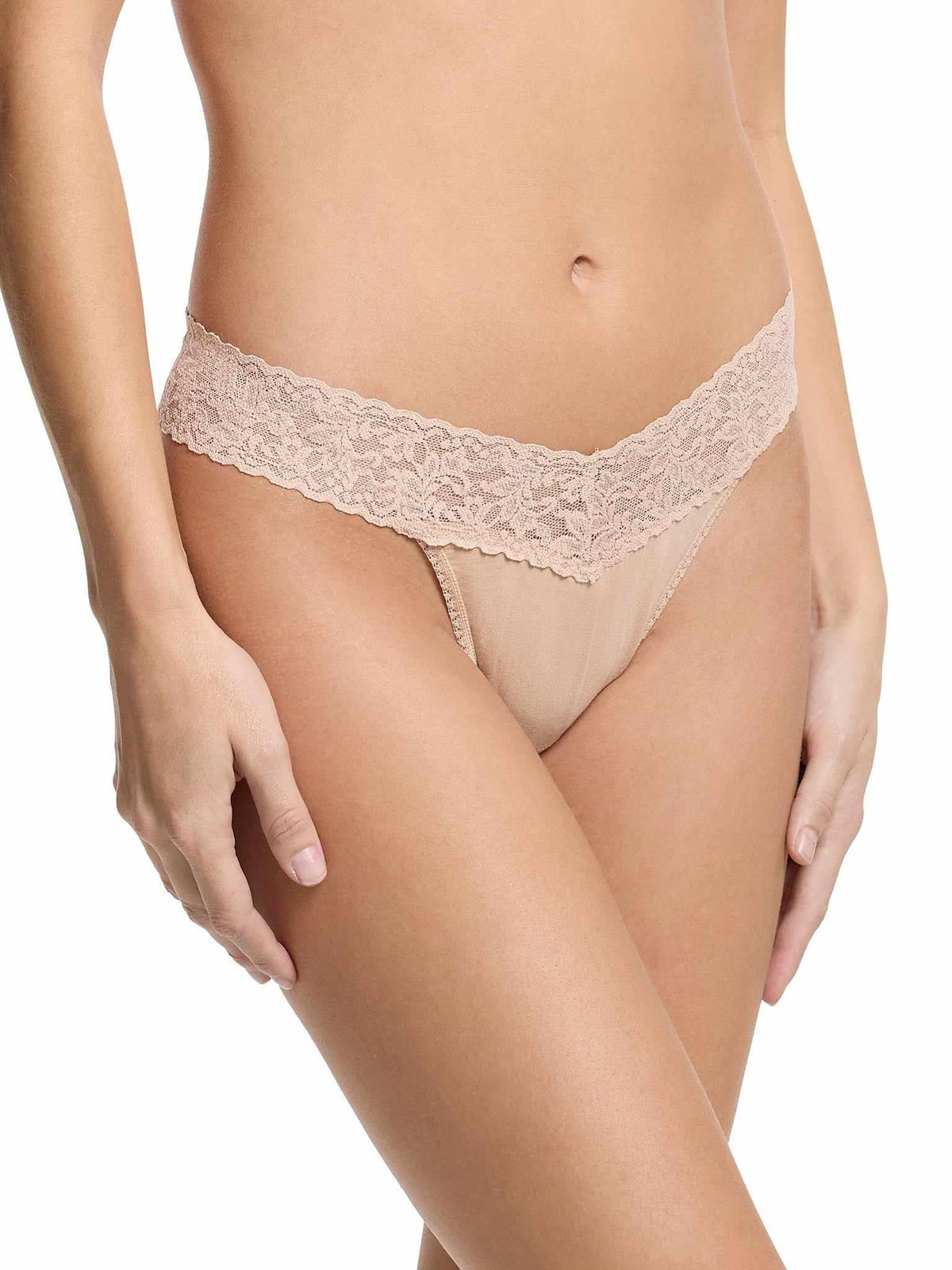 Hanky Panky Supima® Cotton Original Rise Thong Chai
