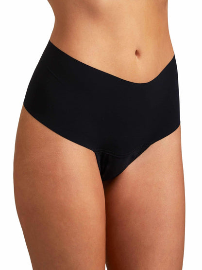 Hanky Panky BreatheSoft™ High Rise Thong Black