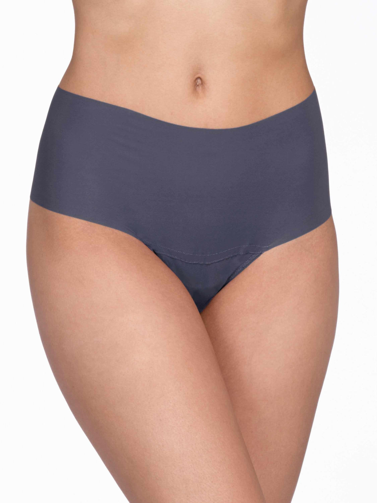 Hanky Panky BreatheSoft™ High Rise Thong Granite Grey