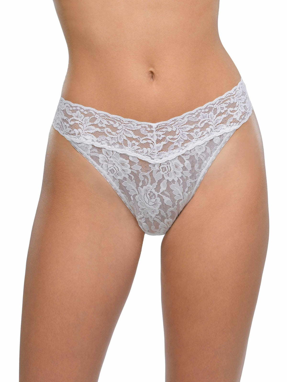 Hanky Panky Signature Lace® Original Rise Thong White