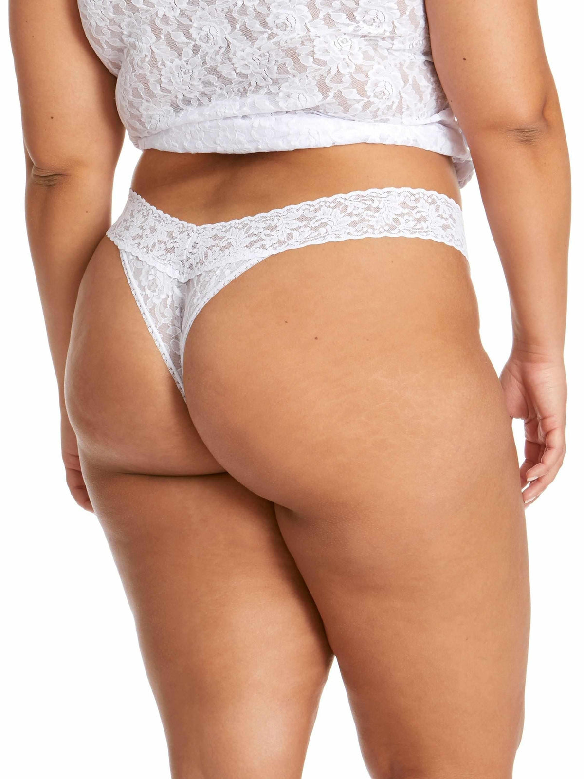Hanky Panky Signature Lace® Original Rise Thong White