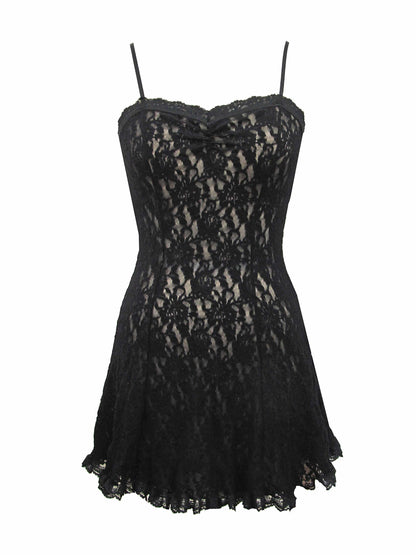 Hanky Panky Signature Lace® Cigarette Girl Chemise Black
