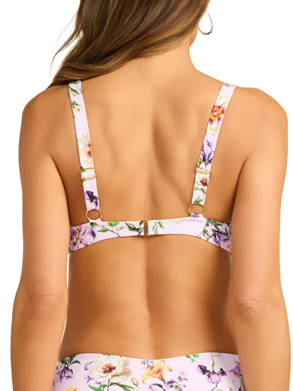 Hanky Panky Underwire Swim Top Fawning Flora Purple