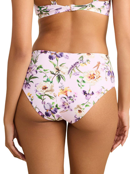 Hanky Panky Swim High Rise Bottom Fawning Flora Purple