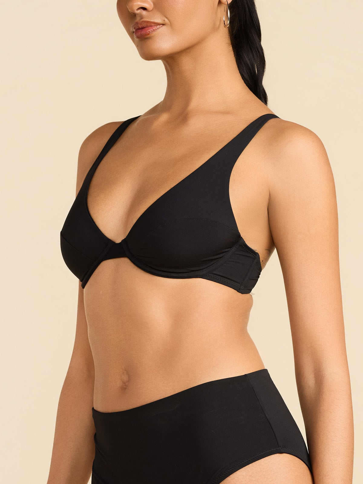 Hanky Panky Underwire Swim Top Black