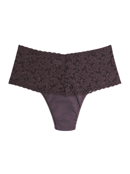 Hanky Panky Supima® Cotton Retro Thong Dusk