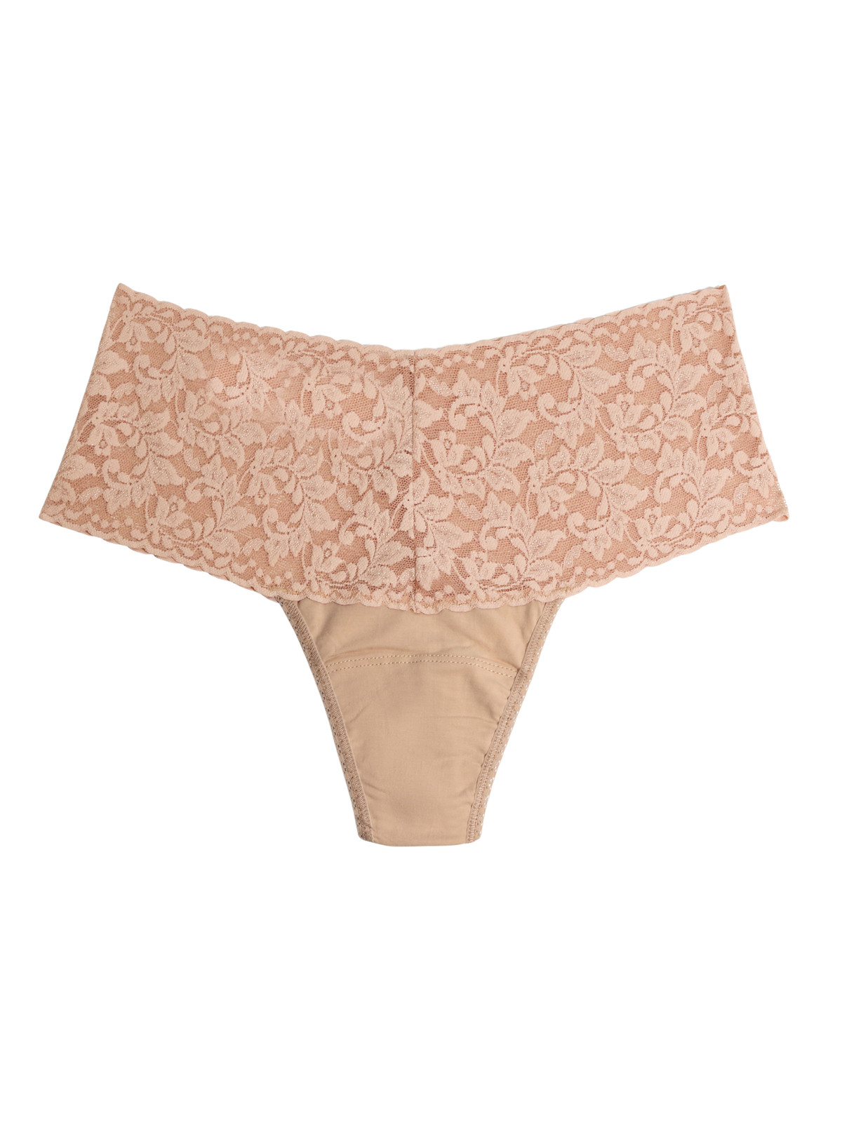 Hanky Panky Supima® Cotton Retro Thong Chai