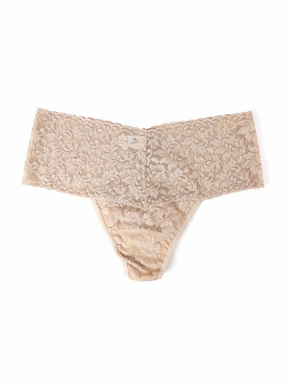 Hanky Panky Plus Size Retro Lace Thong Chai