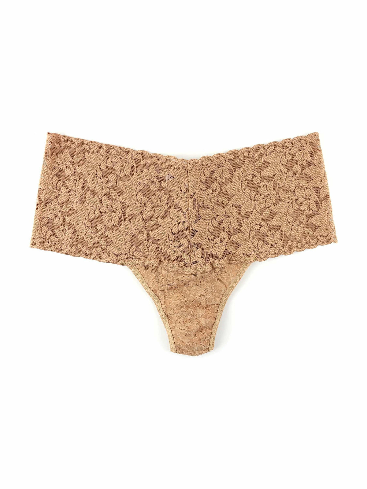 Hanky Panky Retro Lace Thong Sun Tan