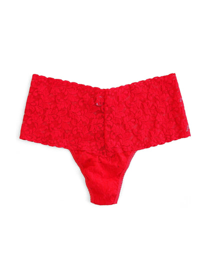 Hanky Panky Retro Lace Thong Red