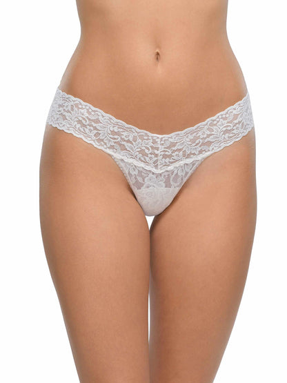 Hanky Panky Signature Lace® Low Rise Thong White