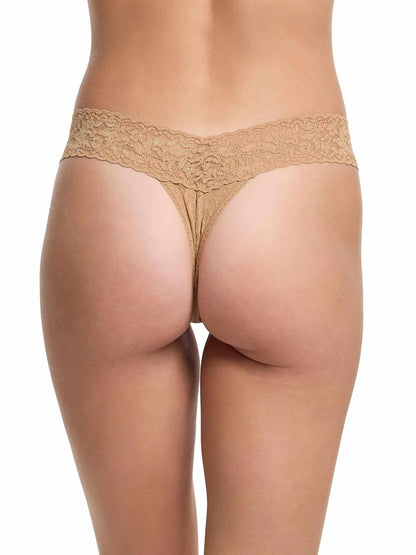 Hanky Panky Signature Lace® Low Rise Thong Sun Tan Beige