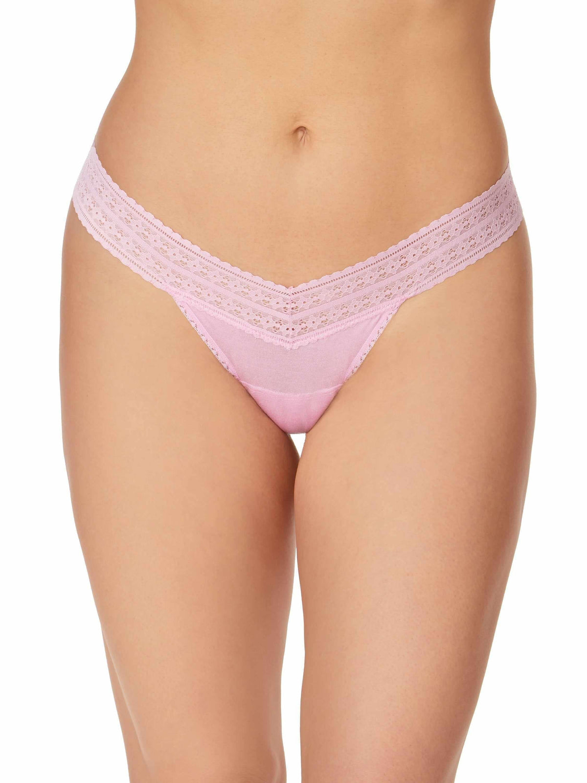 Hanky Panky DreamEase™ Low Rise Thong Cotton Candy Pink