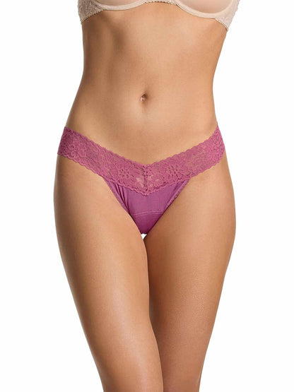 Hanky Panky DreamEase™ Low Rise Thong California Raisin Purple
