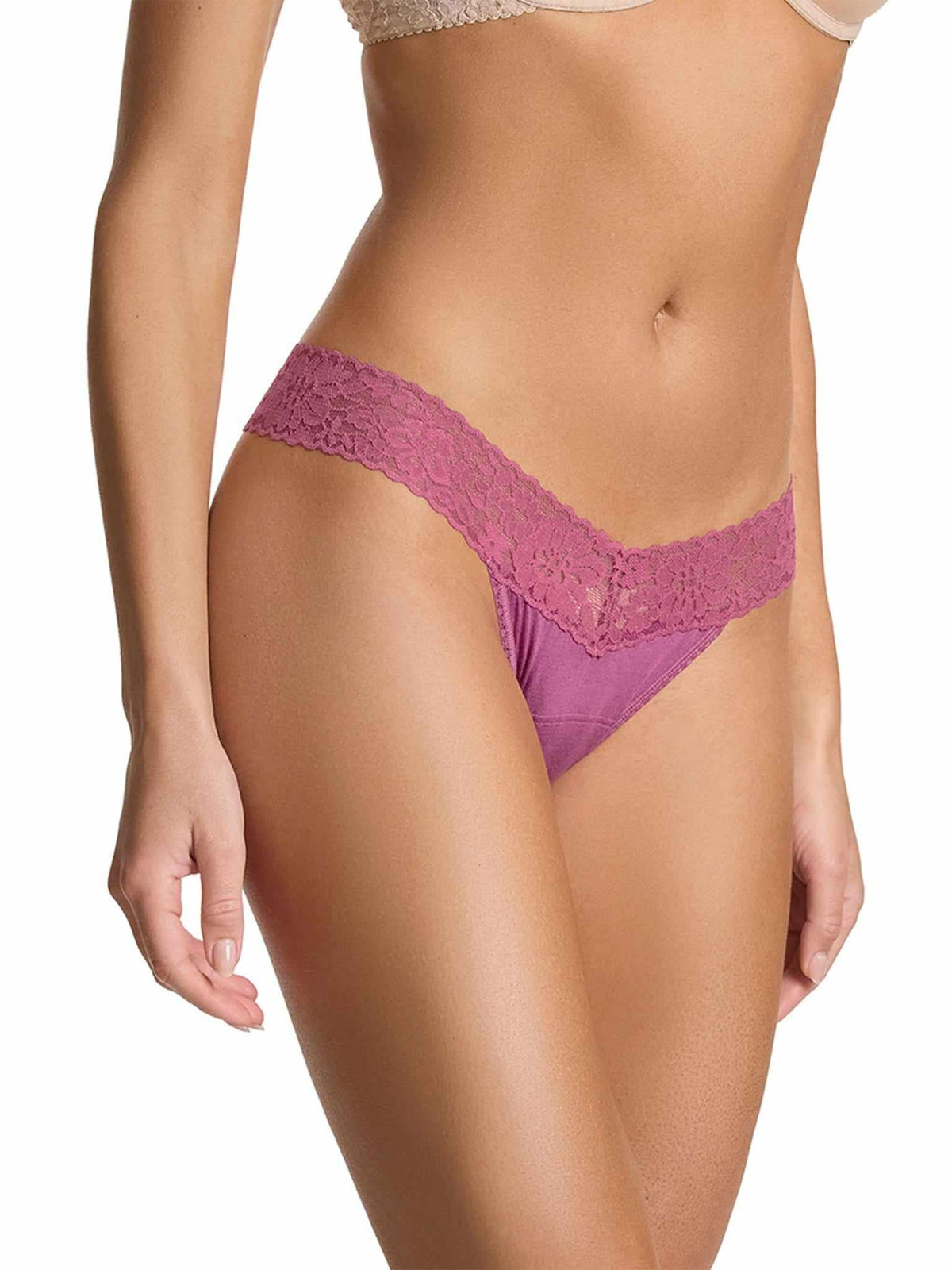 Hanky Panky DreamEase™ Low Rise Thong California Raisin Purple