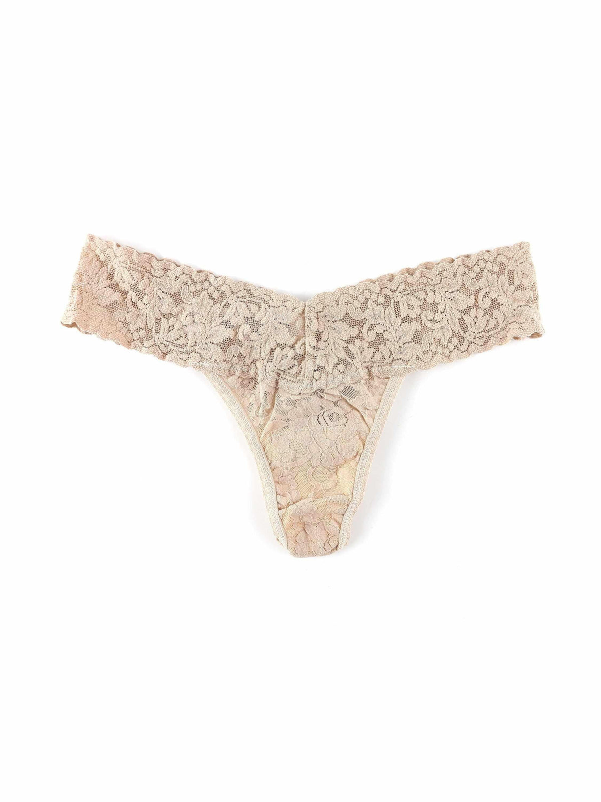 Hanky Panky Petite Size Signature Lace® Low Rise Thong Chai