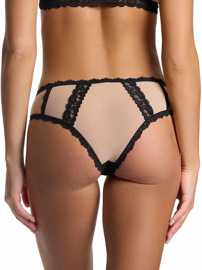 Hanky Panky &oh™ Nude Illusion Crotchless Bikini