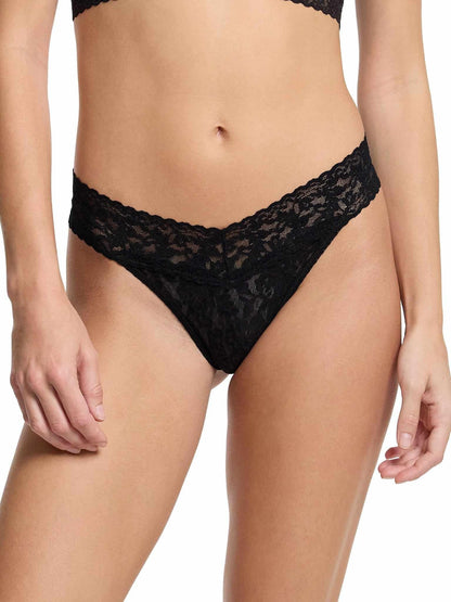 Hanky Panky Signature Lace® Original Rise Thong Black