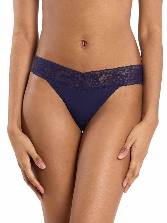 Hanky Panky DreamEase™ Original Rise Thong Indigo Blue