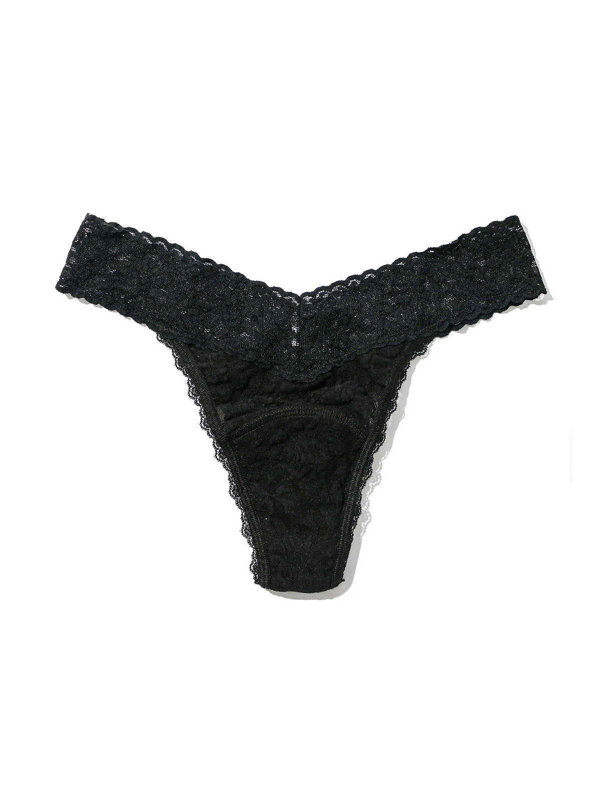 Hanky Panky Signature Lace® Leakproof Original Rise Thong Black
