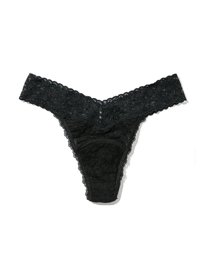 Hanky Panky Signature Lace® Leakproof Original Rise Thong Black