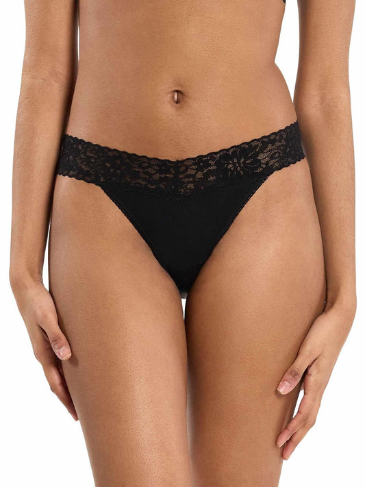 Hanky Panky DreamEase™ Original Rise Thong Black