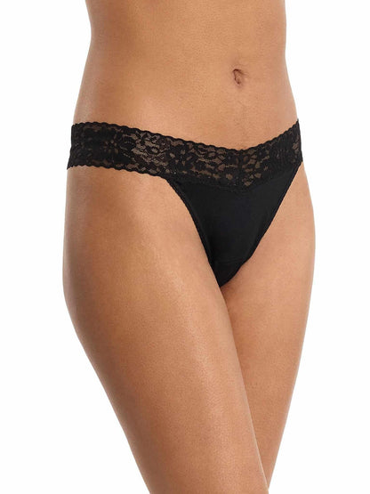 Hanky Panky DreamEase™ Original Rise Thong Black