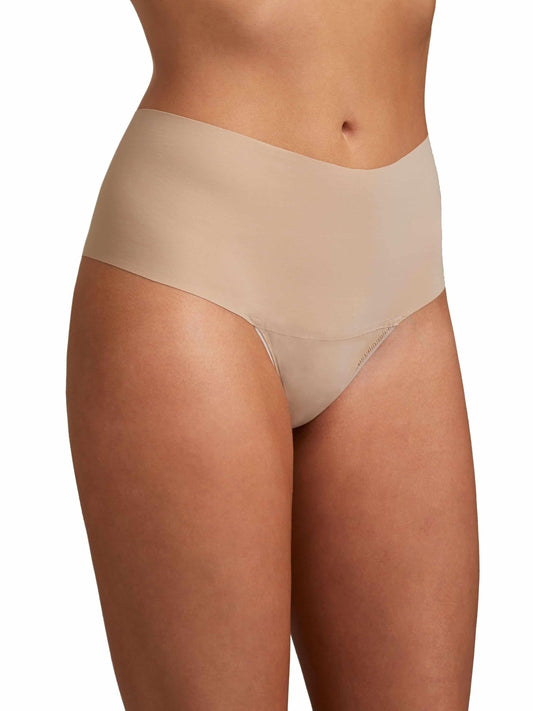 Hanky Panky BreatheSoft™ High Rise Thong Taupe