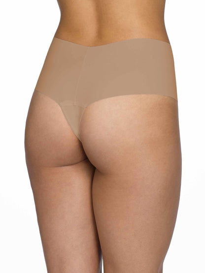 Hanky Panky BreatheSoft™ High Rise Thong Taupe