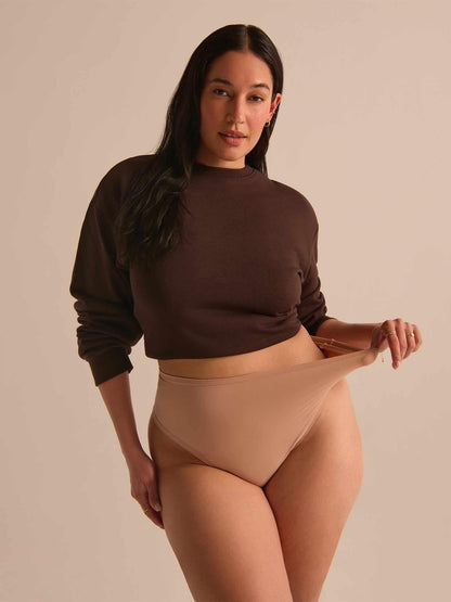 Hanky Panky YourFit™ High Rise Thong Almond Milk Neutral Sale