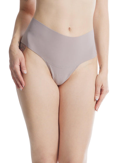 Hanky Panky BreatheSoft™ High Rise Thong Evening Grey