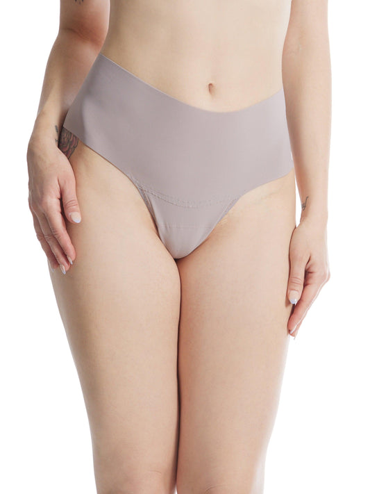 Hanky Panky BreatheSoft™ High Rise Thong Evening Grey