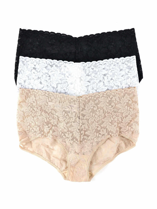 Hanky Panky 3 Pack Signature Lace® Retro V-kini