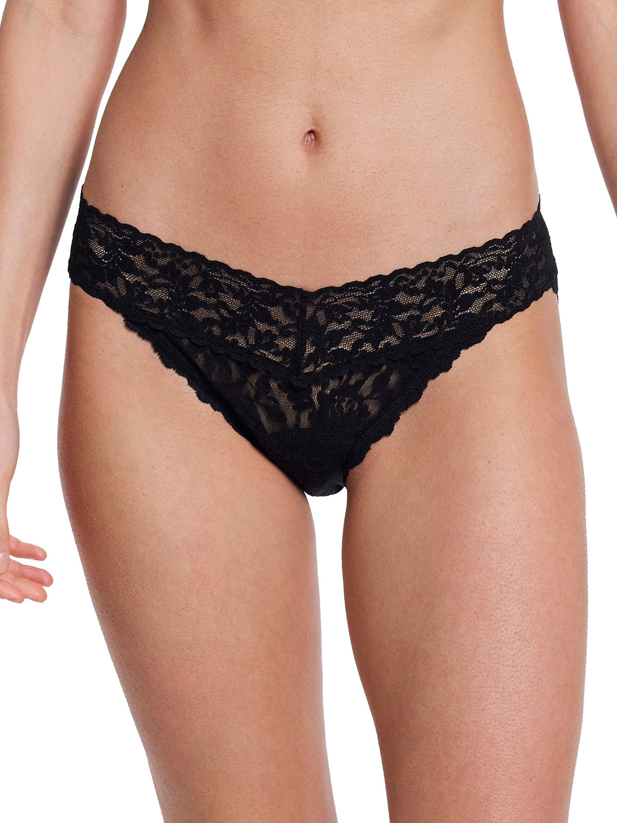Hanky Panky Signature Lace® Leakproof V-Kini Black