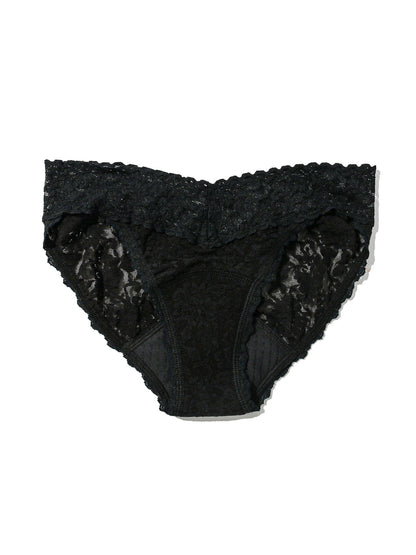 Hanky Panky Signature Lace® Leakproof V-Kini Black