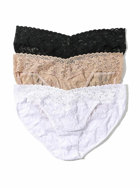 Hanky Panky 3 Pack Signature Lace® V-kini