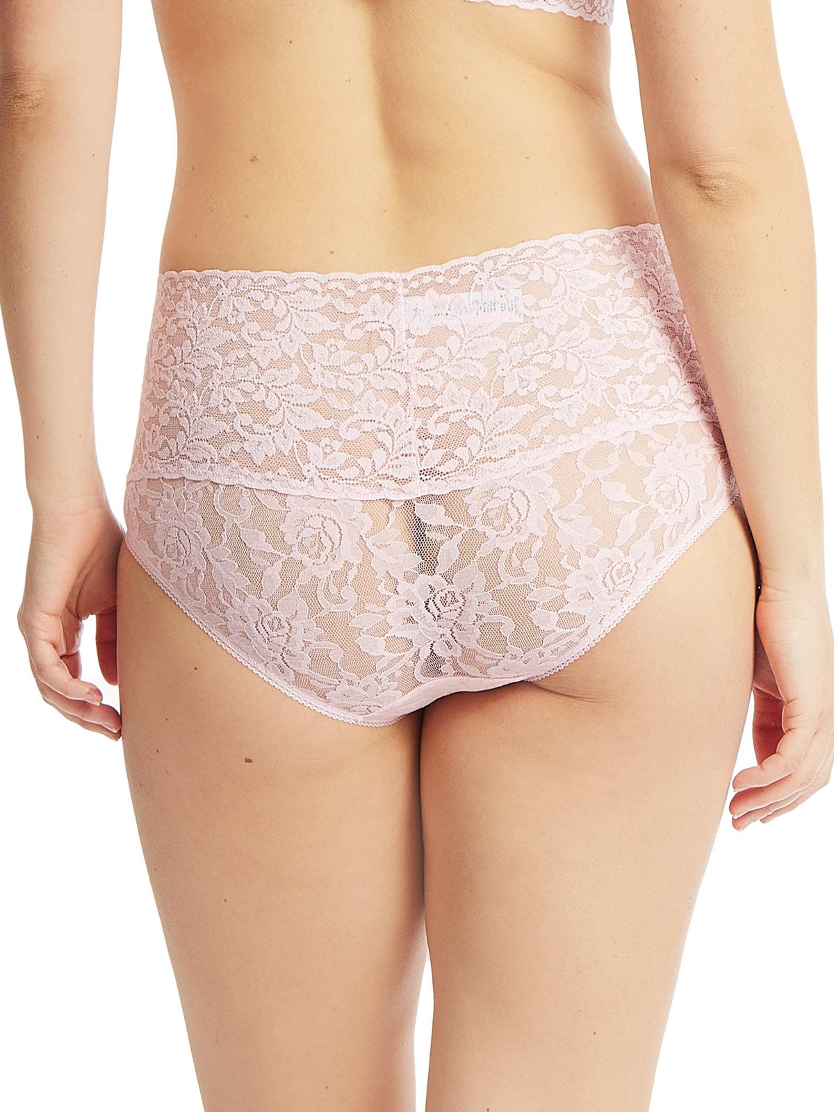 Hanky Panky Retro Lace V-Kini Bliss Pink