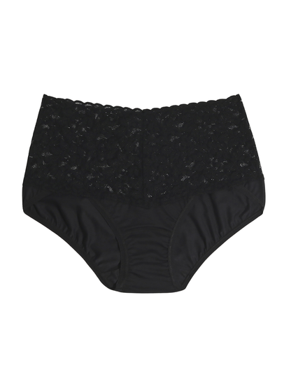 Hanky Panky Supima® Cotton Retro V-Kini Black