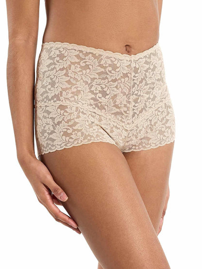 Hanky Panky Retro Lace Hot Pant Chai